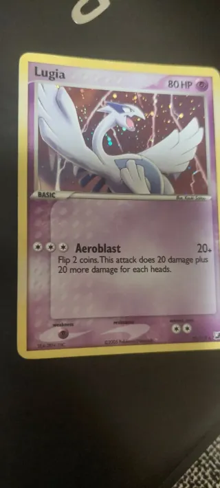Carta Pokemon Lugia 29/115 2005