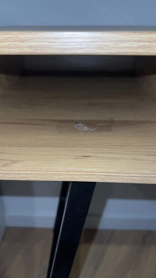 Escritorio Roble y Negro 48x120