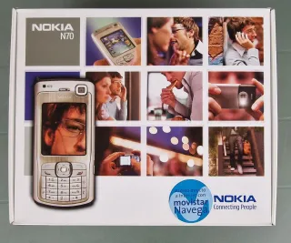 Teléfono Móvil Nokia N70 Plata