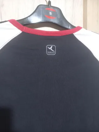 Camiseta Decathlon Hombre Manga Corta Negra/Blanca