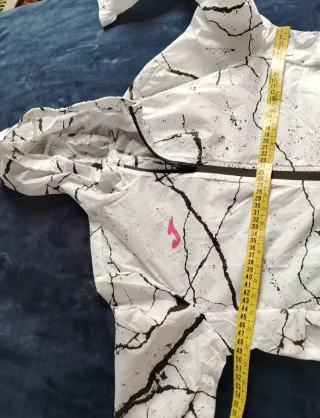 Chubasquero Joma R-Night Mujer Blanco Negro