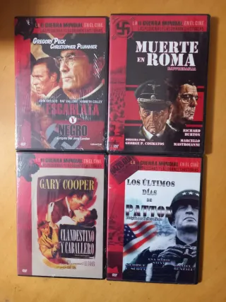 Lote 17 Películas DVD II Guerra Mundial nuevas
