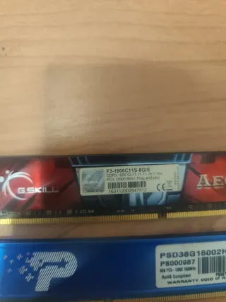 DDR3 8GBx2 1600 1.5V