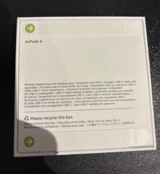 Airpods 4 nuevos sin abrir