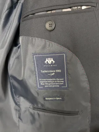Traje Selinac azul marino hombre