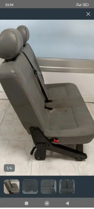 Asiento 2ª fila VW Transport T5