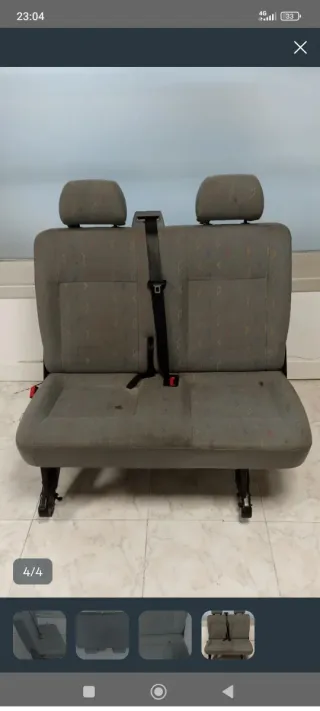 Asiento 2ª fila VW Transport T5