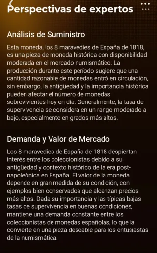 Moneda Antigua España Fernando VII