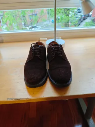 Blucher de piel marrones para hombre