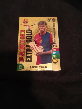 3 Cromos Lamine Yamal Balón de Oro Edición Limitad