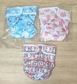 3 Pannolini Lavabili per Cani