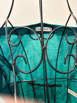 Conjunto túnica/vestido e top verde