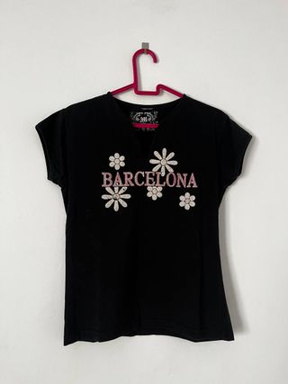 Camiseta Barcelona flores S/M