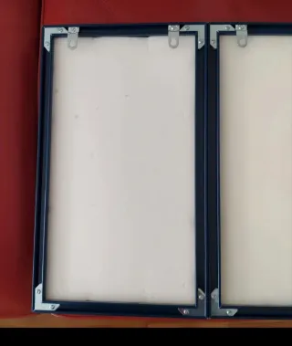 2 Quadri Punto Croce Verdure