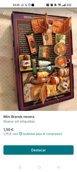 Mini comida de brands