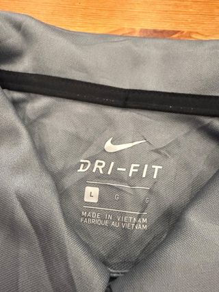 Polo Nike Dri-Fit Gris Talla L
