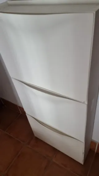 Zapatero Ikea 3 módulos blanco