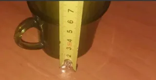 2€ c/una. Café. Tazas Duralex verde