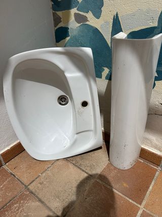 Lavabo Roca Porcelana Blanco