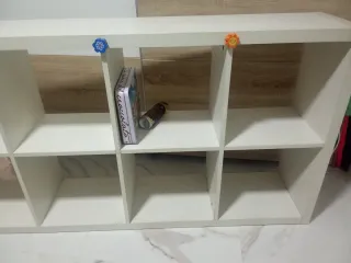 Estantería modular blanca