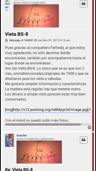 Altavoces Vieta BR-8 alta fidelidad Obnidirecciona