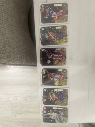 Cromos Serie Oro LaLiga 2016-17 Firmados
