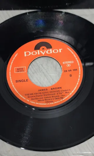 Vinilo James Brown - King Heroin (Single 1972)