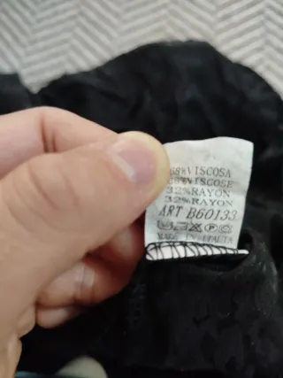 Pantalón negro mujer estampado animal