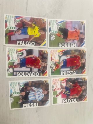 Cromos Jas Jugon All Stars Fútbol Messi, Iniesta..