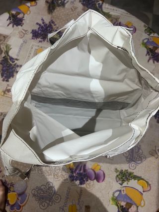 Bolsa Tote Bag Blanca y Marrón