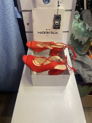 Sandalias rojo made in Italy
