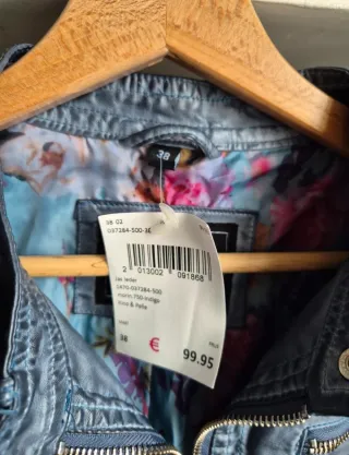 *-65% Chaqueta Biker Indigo*