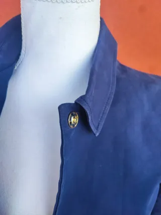 Trench Lacoste blu navy taglia M