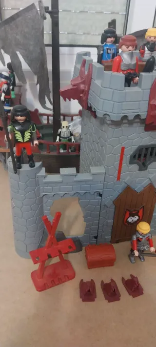 Playmobil,castillo,lote,caballeros,fortaleza
