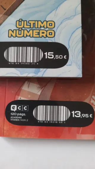 Cómics Academia Titanes núm. 02 y 06