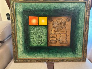 Conjunto 3 Cuadros Tainos