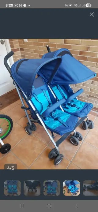 Silla gemelar ligera Cybex