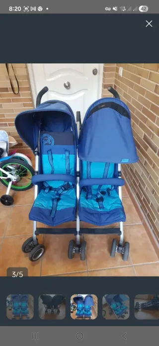 Silla gemelar ligera Cybex