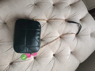 Bolso negro mujer NC cadena dorada