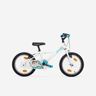 Bicicleta niños 16 pulgadas  Btwin 100 Inut blanca 4,5 -6