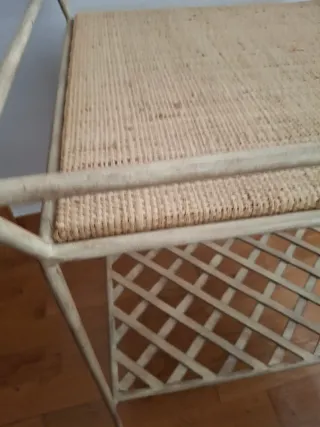 Mesa auxiliar forja y yute