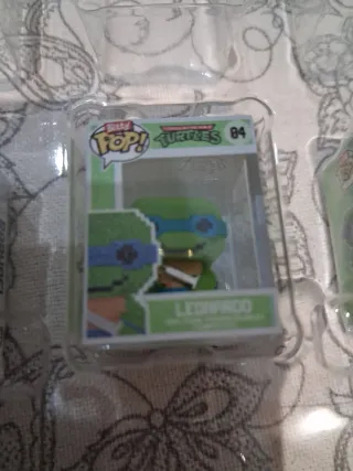 3 Funko Bitty Pop Tortugas Ninja