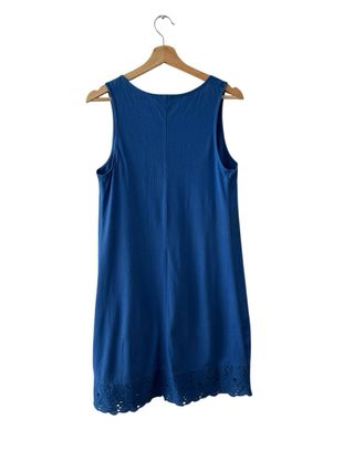 Vestido Sfera Azul Bordado Talla M/L