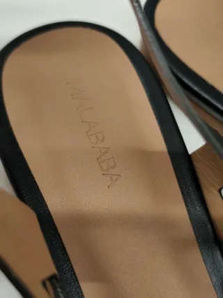 Sandalias Malababa Negras Talla 37