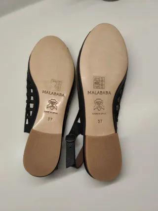 Sandalias Malababa Negras Talla 37