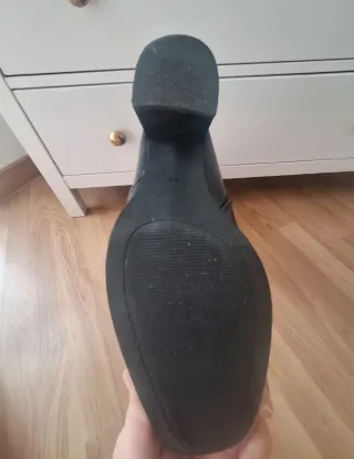 Botas altas tacón negras talla 40