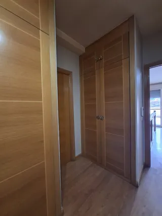 Puertas de armario y entrada de madera
