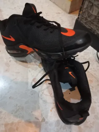 Zapatillas Nike Hombre Negras Naranja
