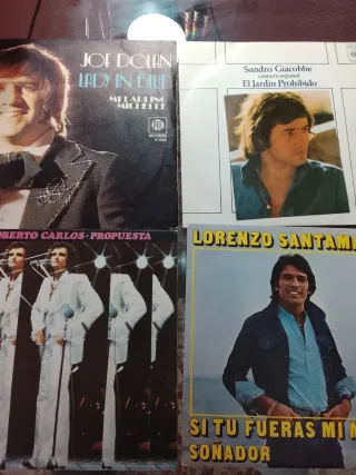 Lote 26 Vinilos Singles Joe Dolan, Sandro Giacobbe
