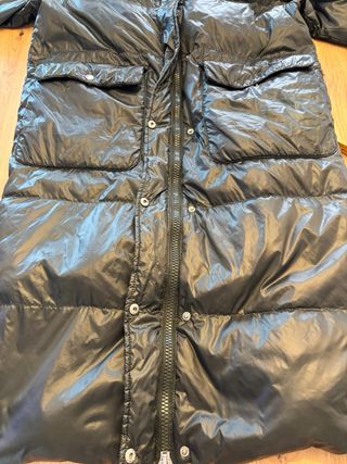 Abrigo Only verde oscuro talla S